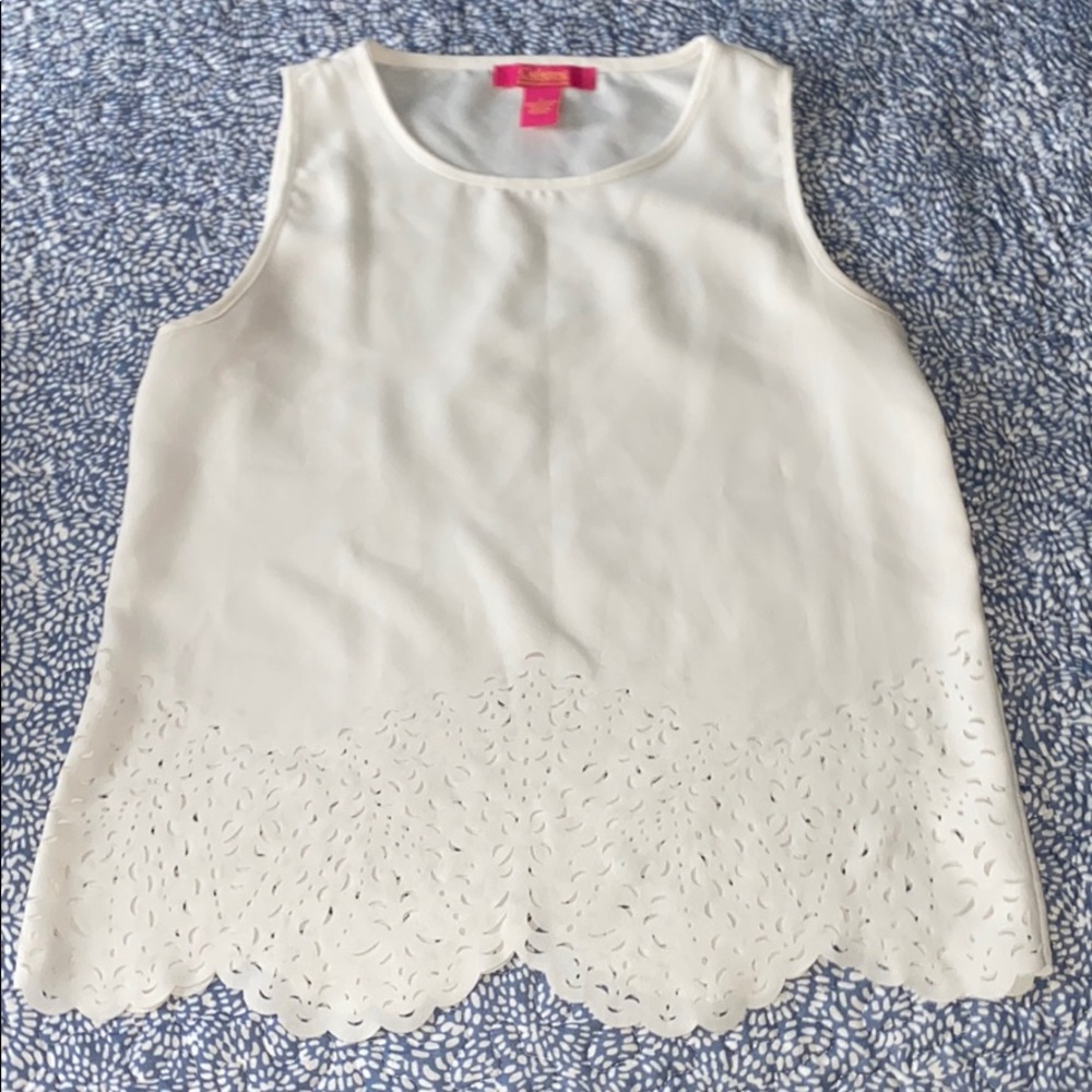 Sheer White Blouse